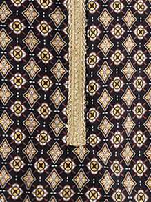 Tween Boy All-Over Print Mid-Length Top & Pants 2 Pieces Set - Brown - View 7