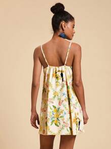 Travachic Women's Retro Print Sleeveless A-Line Dress, Summer,Vacation Summer Beach Dress,Dresses For Women,Vacation Outfits Woman - Multicolor - View 2