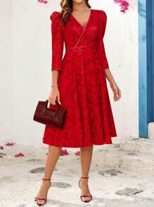 Ellevyn Women's Elegant Summer Dresses Women's Elegant Beachwear Red Dresses Wedding Guest Dresses Women's Sundresses Boho Summer, Women's Easter Dresses, Women's Concert Dresses, Summer Dresses, Summer Dresses, Women's Beach Dresses, Country Concert Dresses, Holiday Dresses, Women's Country Dresses, Women's Wedding Guest Dresses Carnival Dresses Festivals, St Patrick's Day Dresses, St Patrick's Day, Ibiza Dresses, Women's Summer Dresses, Sundresses, Spring Break, Women's Floral Dresses, St Patrick's Day, Women's Holiday Dresses - Red - View 7