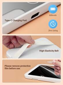 Teckwe Car Sun Visor LED Cosmetic Mirror,Rechargeable Lighted Makeup Mirror,Dimmable 3 Lighting Modes,Clip-On Rear View Sun-Shading Cosmetic Mirror Touch Control Fit For Car