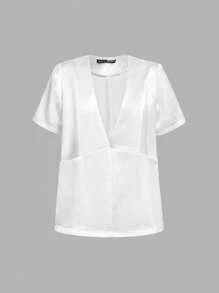 SHEIN MOD Women White Lightweight Blazers,Casual Holiday,Valentines Clothes,Summer Vacation,Spring/Summer,Brunch,Valentine's Day,Beach Outfits For Woman,Valentine's Day Outfit Women,Cruise Outfits Women Sexy,Easter,Beach Vacation Outfits,Western Wear Women,Going Out Tops,Club Outfits Women,2000s Style,Carnaval