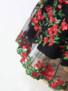 SHEIN Vestido sin mangas con tirantes de moño, lindo y elegante para niñas jóvenes