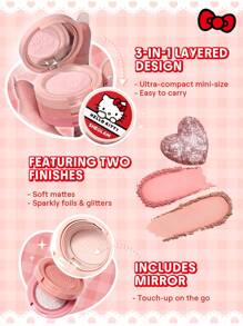Hello Kitty｜SHEGLAM Querida querida Shadow Stack-Cariño Graduación Cumpleaños Vacaciones Verano Otoño Y2k Elegante Moda Mujeres Niñas Marca Maquillaje Cosmético Belleza Fiesta Playa Viaje Camping Aire libre Escuela Campus Excursión Festivales Decoración Regalo Presente Rosa Chica Cosplay Mejor Color Encanto Vibra