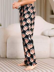 Pantalones únicos y cómodos personalizados, impresión fotográfica personalizada, regalo, pantalones novedosos con reemplazo de rostro divertido, ligeros, transpirables, de secado rápido, tela cómoda, regalo para amigos/pareja/amante, fiesta/regalo de cumpleaños. Adorable, contraído, gracioso, cálido personalizado, personalizado, único, regalos personalizados ideales para hombres, regalos ideales para él, novio, amigos, dormitorio, para bodas, para vacaciones, para aniversarios, para cumpleaños