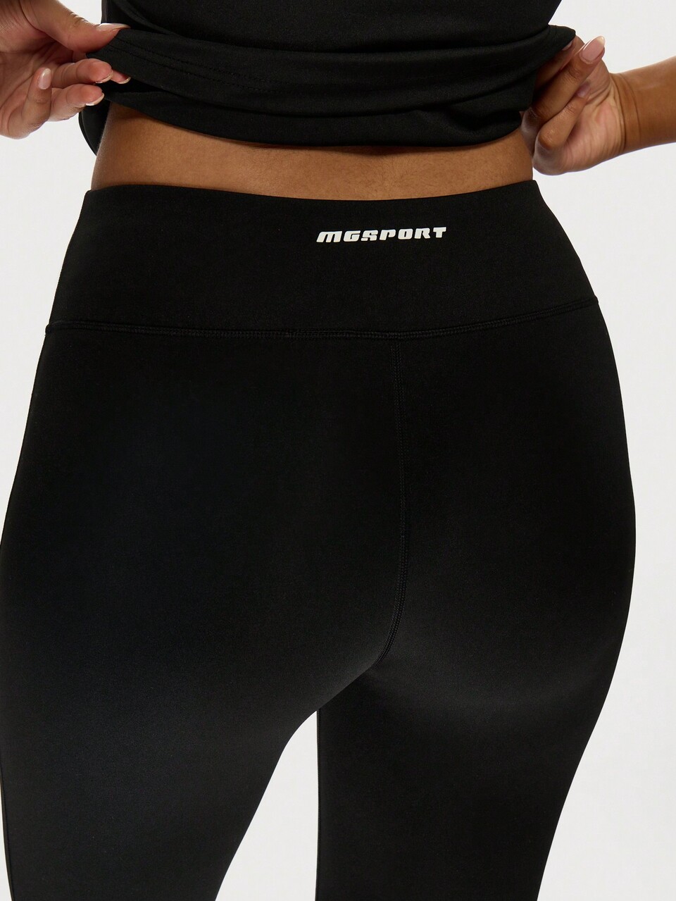 MISSGUIDED Legginsy PerFormance z wysokim stanem i szerokimi nogawkami, do jogi, tańca, treningu, aktywnego stylu życia, ćwiczeń, pilatesu, casualowe spodnie dzwony z kontrolą brzucha