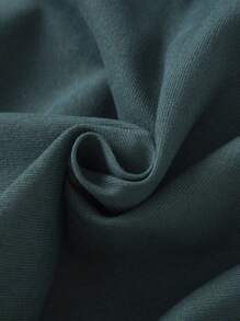 Girls' Formal Dress, Waist Cinched, Double Breasted, Sleeveless, Green Belt, Suit Style Collar, Commuting Wear, Suitable For Formal Occasions - Green - View 4