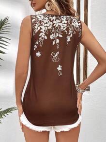 EMERY ROSE Women's Minimalist Casual Everyday Tank Top - Khaki - View 2