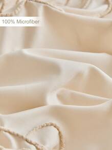 2 pièces Taie d'oreiller en polyester avec motif de fleurs roses kaki, style élégant minimaliste, convient à toutes les saisons