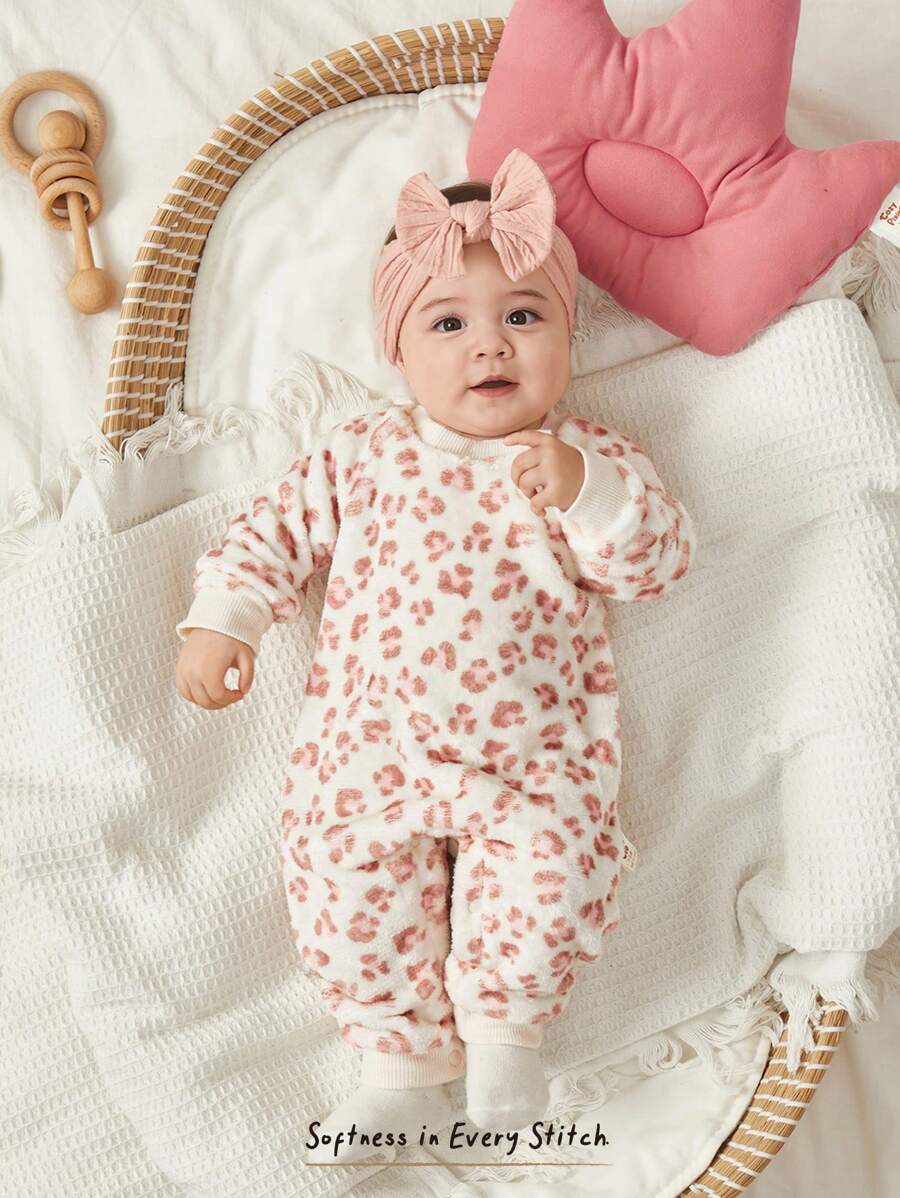Cozy Pixies 2 Stücke Set für Neugeborene Mädchen: Weicher gestrickter Romper mit Rundhals-Langarm und Hose, inklusive Kissen