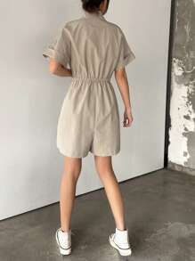 DAZY 女士略宽松收腰连体衣