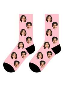 1 par de calcetines divertidos a la mitad de la pantorrilla personalizados para mujeres con foto personalizada, ponga cualquier cara en los calcetines, calcetines de pareja únicos y divertidos para el Día de San Valentín, regalo de cumpleaños u otras ocasiones Perro adorable, contratado, divertido, cálido Personalizado, único, personalizado Regalos personalizados para hombre/mujer Regalos ideales para él, novio, amigos Dormitorio, para bodas, para fiestas, para aniversarios, para cumpleaños, perro, colorido, lindo, adorable, contratado, divertido, personalizado, único, personalizado, Regalos ideales para él, Regalos ideales para ella, novio, novia, familia, amigos, ella