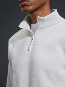 Manfinity Sport Polished 男士休闲纯色运动衫和运动裤运动套装