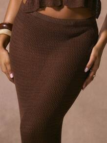 Musera Resort Crochet Knit Mid Rise Cover Up Beach Maxi Skirt Only Vacation Summer Elegant Sexy Ibiza Fits Boho Acai Office Fall Christmas Thanksgiving