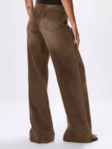 MUSERA Low Waist Oversized Wax Coated Jeans Spring 90's Y2k Cute Casual Summer Concert Fall Autumn Winter Everyday Office Work  Chic