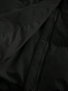 Manfinity VCAY Men's Slim-Fit Casual Hooded Jacket, For Fall Winter