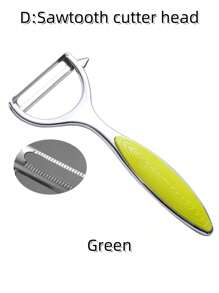 Pelador de verduras de acero inoxidable, cortador de patatas y zanahorias, pelador multifuncional de frutas y verduras, herramientas de cocina, accesorios - Negro - Ver 7