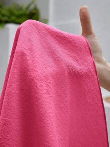 SHEIN VCAY 大码裹身系带蝴蝶结装饰裙