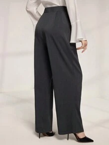Modelyn Women's Solid Color Simple Fashion Casual Pants, Everyday Wear