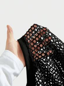 FeverCity Men's Pullover Sweatshirt, Minimalist Style, Casual Everyday Wear - Silver - View 5