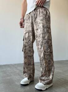 Manfinity EMRG Plus Size Men Casual Pants, Minimalist Style For Everyday Wear