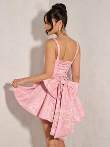 SHEIN BAE Mùa thu, Mùa đông, Mùa hè, Trang phục Giáng sinh, Trang phục năm mới, Váy năm mới, Váy tutu ngọt ngào, Váy đỏ nơ thanh lịch, Trang phục bãi biển cho phụ nữ / Bãi biển, Váy dự tiệc cưới cho phụ nữ / Váy tiệc cô dâu màu trắng, Váy tốt nghiệp / Trang phục tốt nghiệp, Trang phục ăn sáng muộn cho phụ nữ, Trang phục hòa nhạc cho phụ nữ / Trang phục rave Trang phục lễ hội / hòa nhạc đồng quê / Trang phục Ibiza / Trang phục Nashville, Kỳ nghỉ, Kỳ nghỉ, Khiêm tốn, Trang phục kỳ nghỉ nhiệt đới cho phụ nữ, Gyaru, Mùa hè / Trang phục mùa hè / Quần áo mùa hè, Trang phục mùa xuân cho phụ nữ, Váy đêm hẹn hò, Váy ngắn phù dâu, Váy đen nhỏ thanh lịch, Váy chống nắng mùa xuân / hè - Hồng - Xem 2