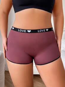 SHEIN Plus Size Boxer Briefs 5 Pack Simple And Stylish Casual Daily - Multicolor - View 5