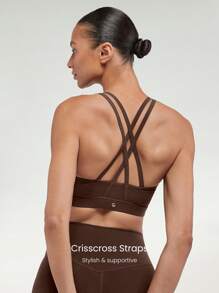 GLOWMODE FeatherFit™ Crossover-Träger Sport-BH