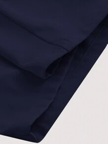 SHEIN MOD Navy Color Casual Commuter Business Elegant Backless Halter Jumpsuit - Navy Blue - View 4