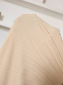 SHEIN Frenchy Plus Size Elegant Solid Color Lantern Sleeve Twist Elegant Women Dresses Old Money Pleated Midi Dress