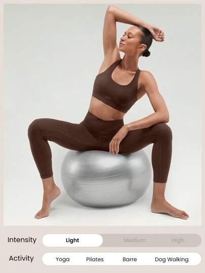 GLOWMODE FeatherFit™ Crossover Strap Sports BH Gym Fall view 5