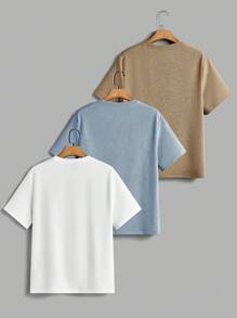 GENTILAND 男士休闲百搭纯色短袖 T 恤