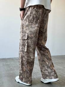 Manfinity EMRG Plus Size Men Casual Pants, Minimalist Style For Everyday Wear