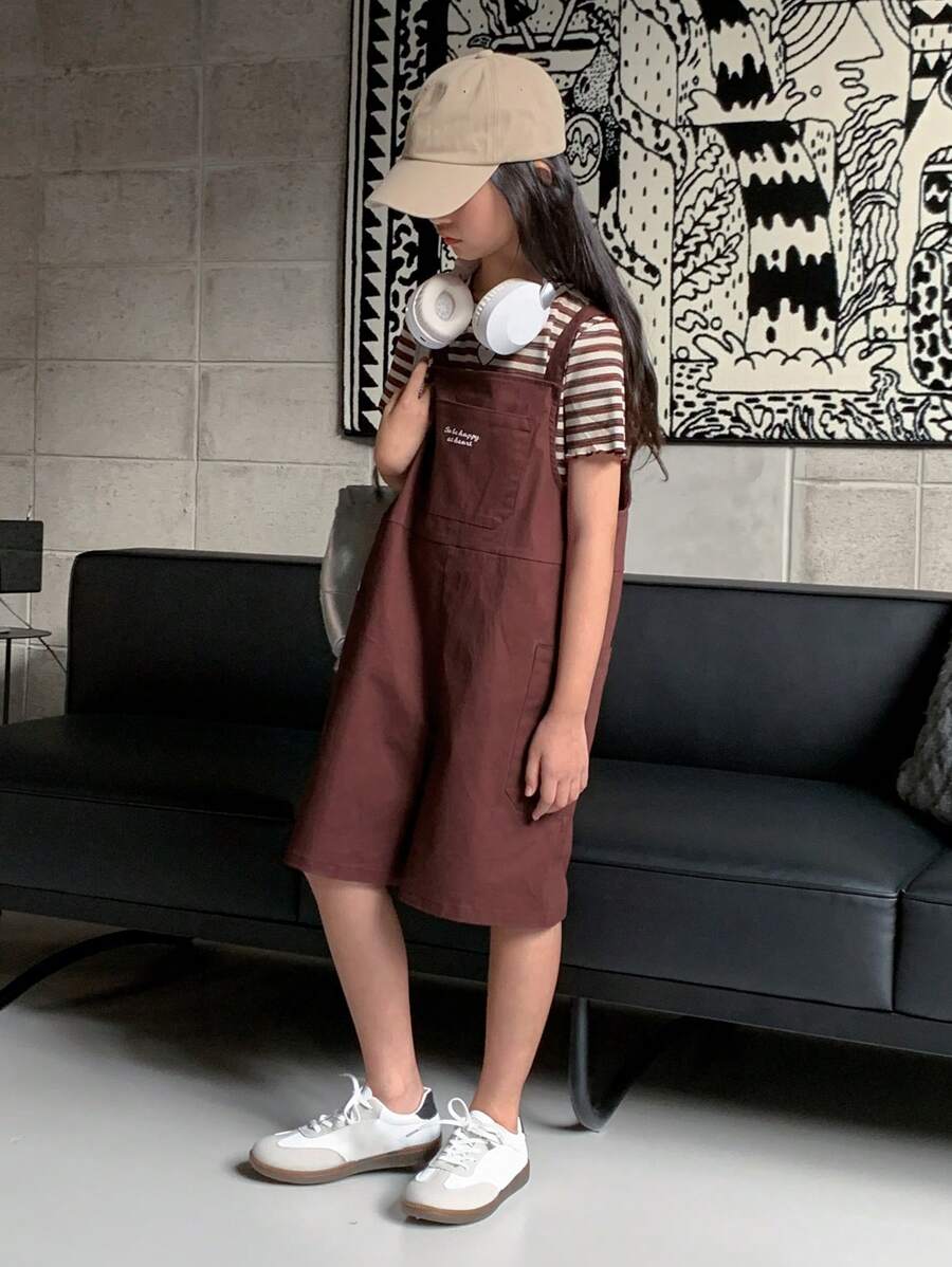 Dazy Kids 2pcs/Set Tween Girl Fall Outfit - Rusty Rose - View 1