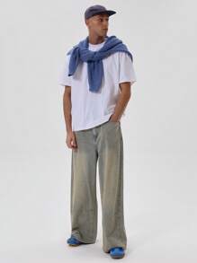 Musero Oversized Printed Flower T-Shirt