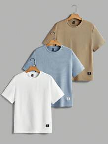 GENTILAND 男士休闲百搭纯色短袖 T 恤