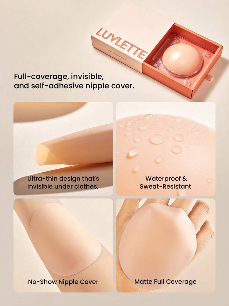 Reusable Adhesive Nipple Covers
