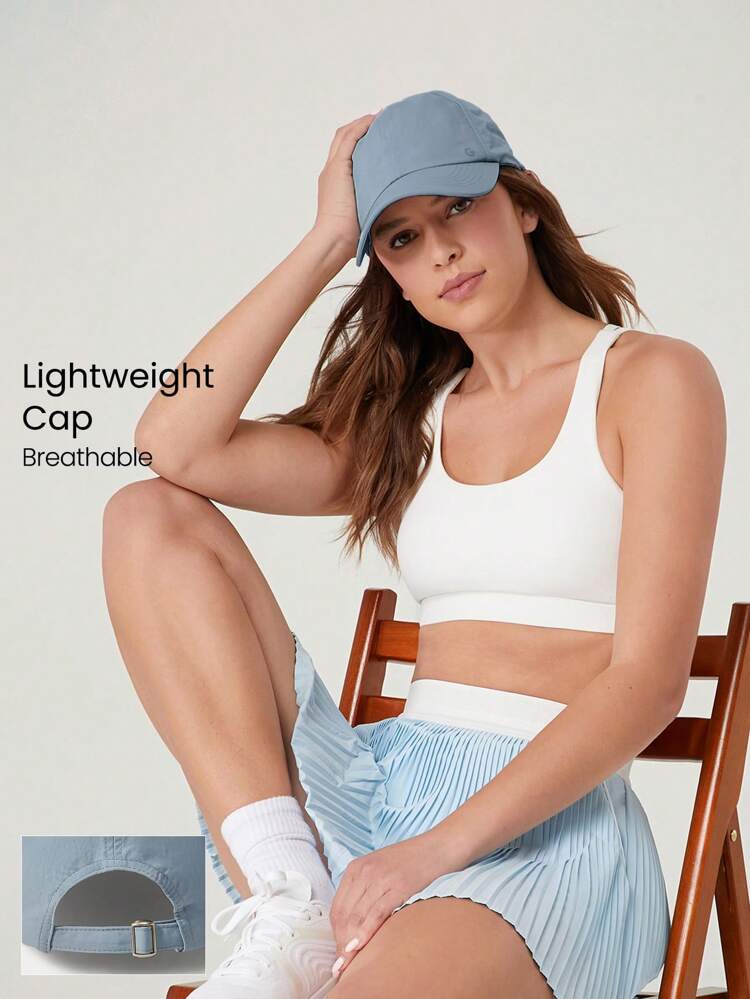 Nylon Peak Performance Sweatband Cap With Reflective Handsewn Logo Daily Casual