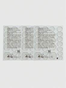 ROMWE Kawaii 10 件可爱蝴蝶结优雅手工按压指甲+3 片双面胶，可移除 Y2K 手绘天鹅十字指甲贴，高品质混色美甲，适合节日、派对、舞蹈和日常佩戴 - 彩色 - 查看 4