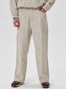 Musero 全身豹纹印花长袖四分之一拉链连帽毛衣套头衫运动服套装上衣（仅限上衣）春夏必备 - 彩色 - 查看 2