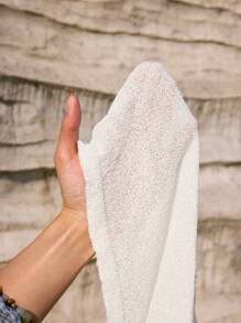 Maija 女士沙滩超长罩衫纱笼裙，波西米亚风 7 月 4 日，毕业典礼，节日，海滩度假，海滩度假 - 白色 - 查看 7