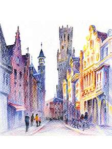 Set de lápices de colores a base de aceite para pintura, material de papelería y útiles escolares