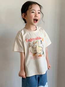 Dazy Kids Young Girl T-Shirt, Fall Collection,Back To School Clothes - White - View 5