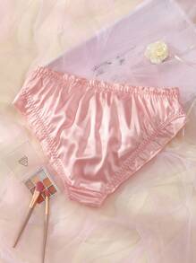 PetitDoll قطعة واحدة ملابس داخلية لسيدات بطبعة دبدوب رقيقة وجذابة - وردي - مشاهدة 2