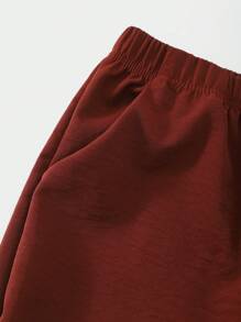 SHEIN 男童渐变长袖衬衫和宽松工装裤套装 - 彩色 - 查看 4