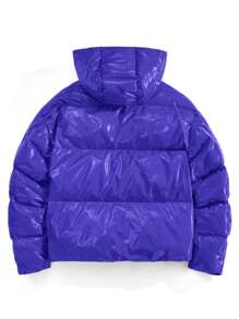 Manfinity VCAY Men's Casual Simple Fashion Winter Jacket For Daily Wear - Blue - View 8