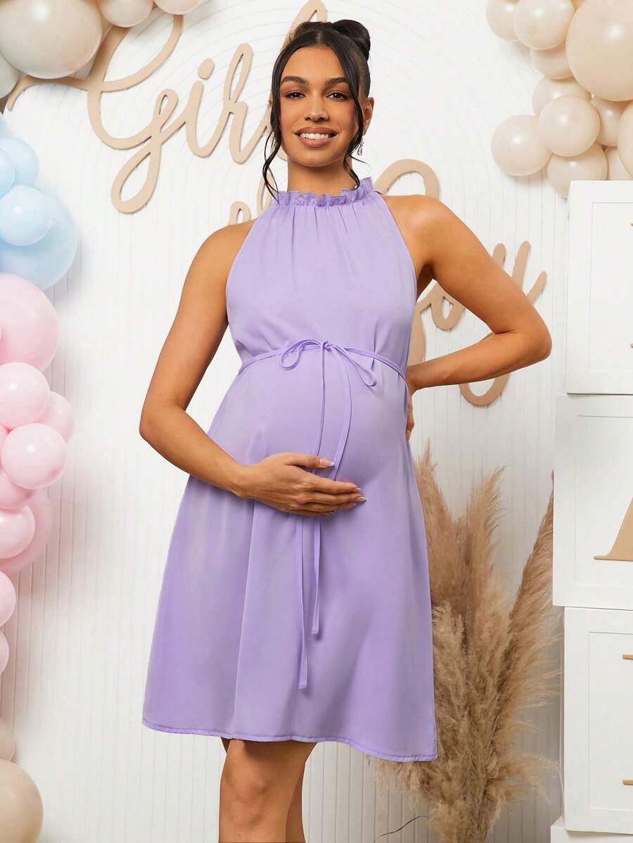 Loomaby Schwangerschaft Gender Enthüllungs Kleid, für Baby Shower Party
