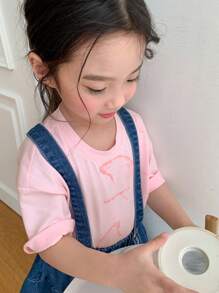 Dazy Kids 女童T恤，秋季系列 - 米色 - 查看 6