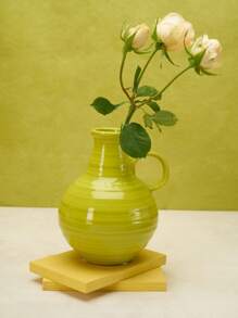 Zazumi 1pc Fashionable Elegant Green Ceramic Vase
Home Harmony And Cozy Decor Essential | Perfect For Living Room, Bedroom, Office Desk, Table Decor | Ideal Mother's Day Gift, Graduation Season Present, Housewarming Gift | Summer Home Refresh Must-Have | Modern Minimalist And Light Luxury Home Styling