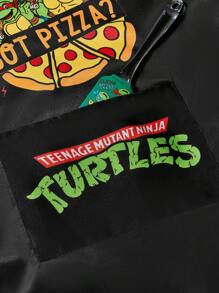 TEENAGE MUTANT NINJA TURTLES | SHEIN 1pc Cartoon Turtle & Pizza Print Apron, GIFTS