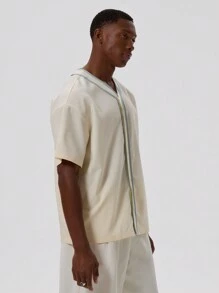 Musero Camisa tipo jersey de béisbol para hombres